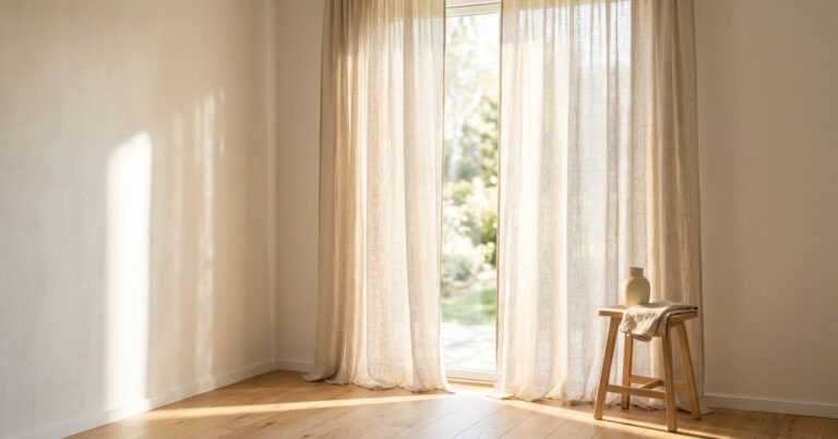 Luz de sol entrando por unas cortinas de lino, recuperar la ilusión después del cáncer